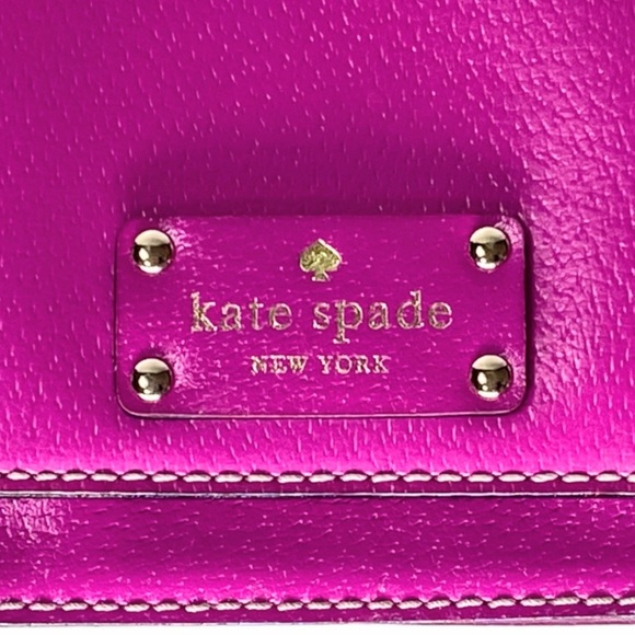 Kate Spade Wellesley Small Fynn Leather Crossbody, Baja Rose (+COA) - Picture 15 of 16